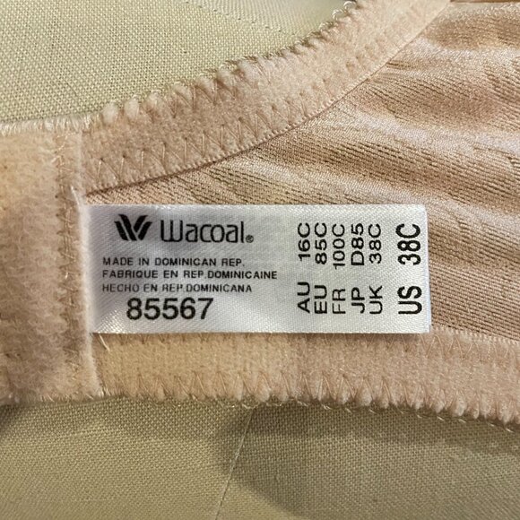 WACOAL Awareness Underwire Bra 38C Nude color NWT - Picture 5 of 5